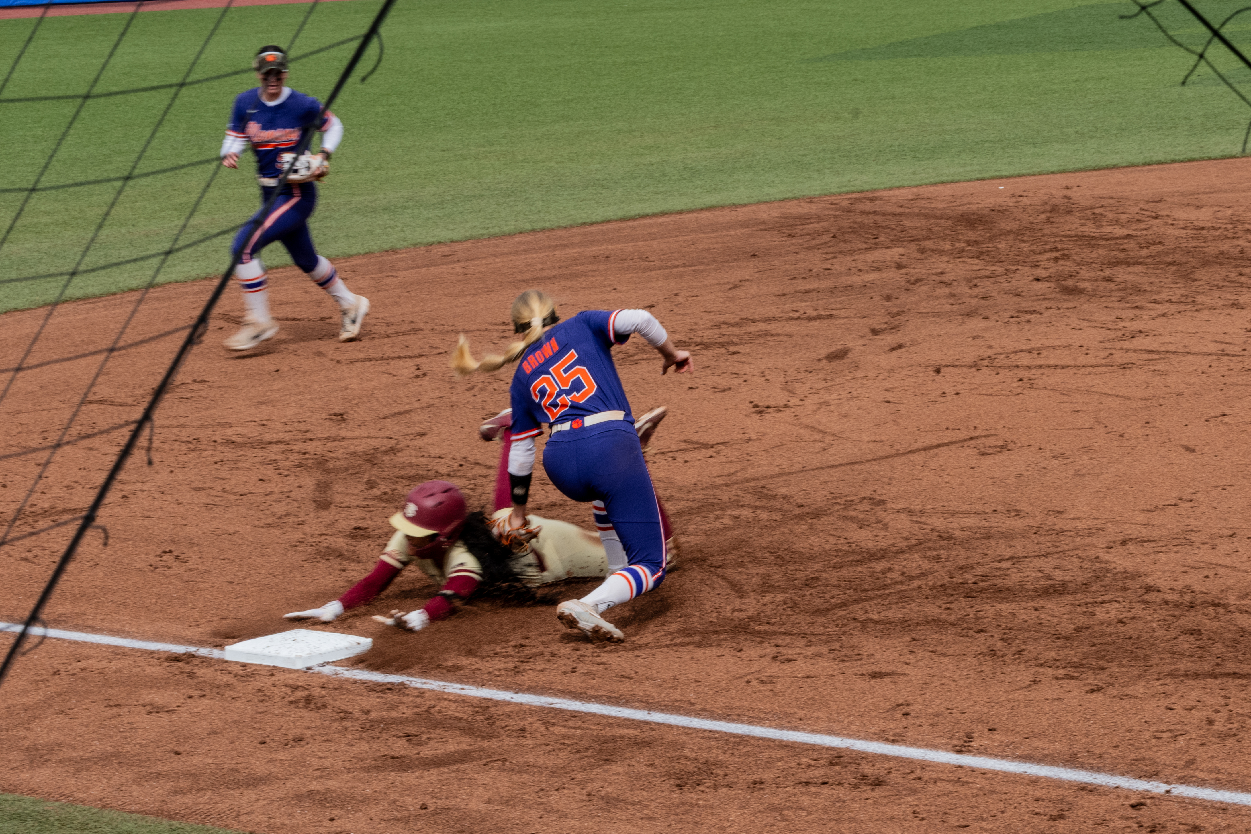 ACC softball championship action, photograph 8618