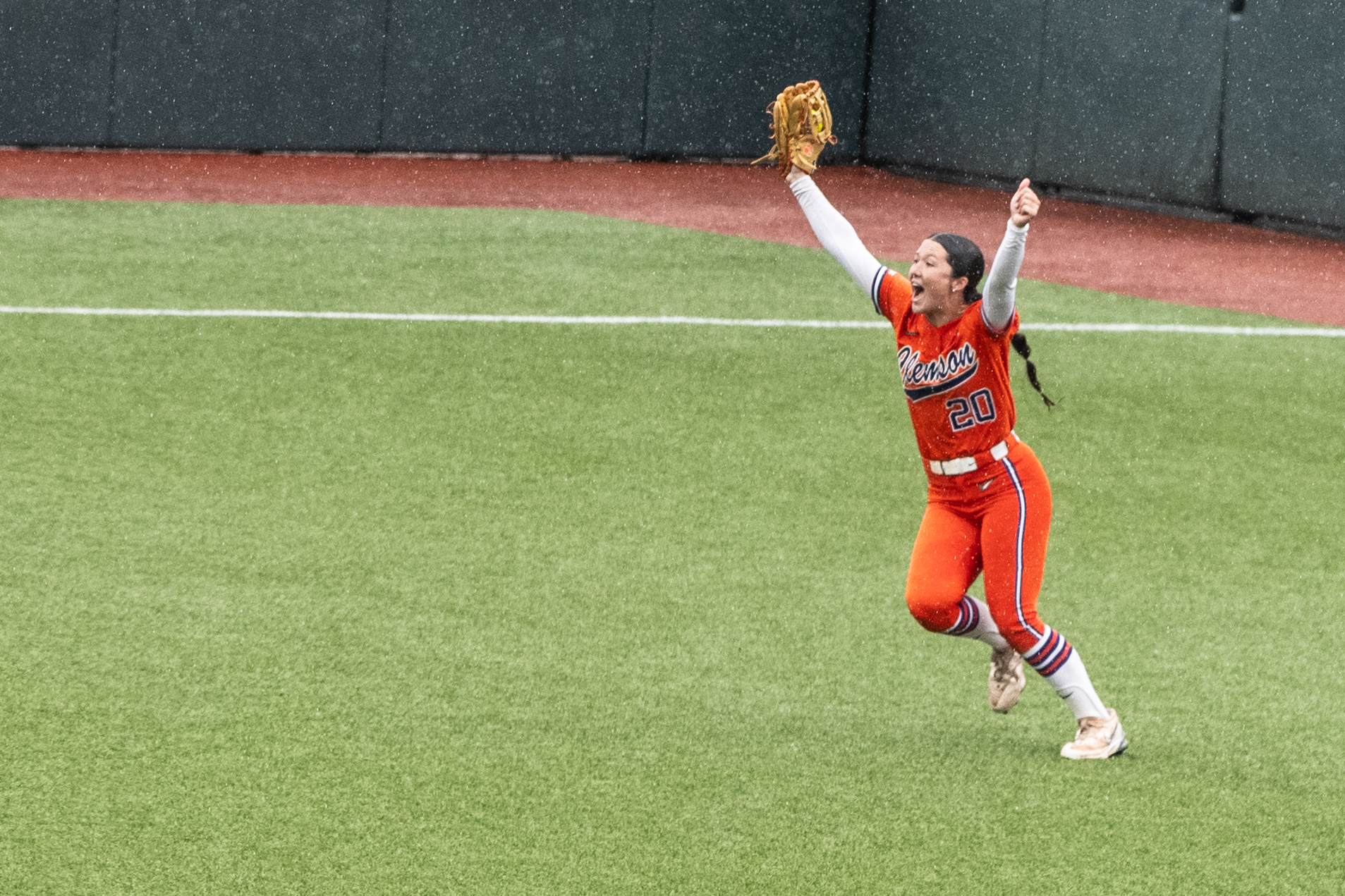 ACC softball semifinal action, photograph 7978