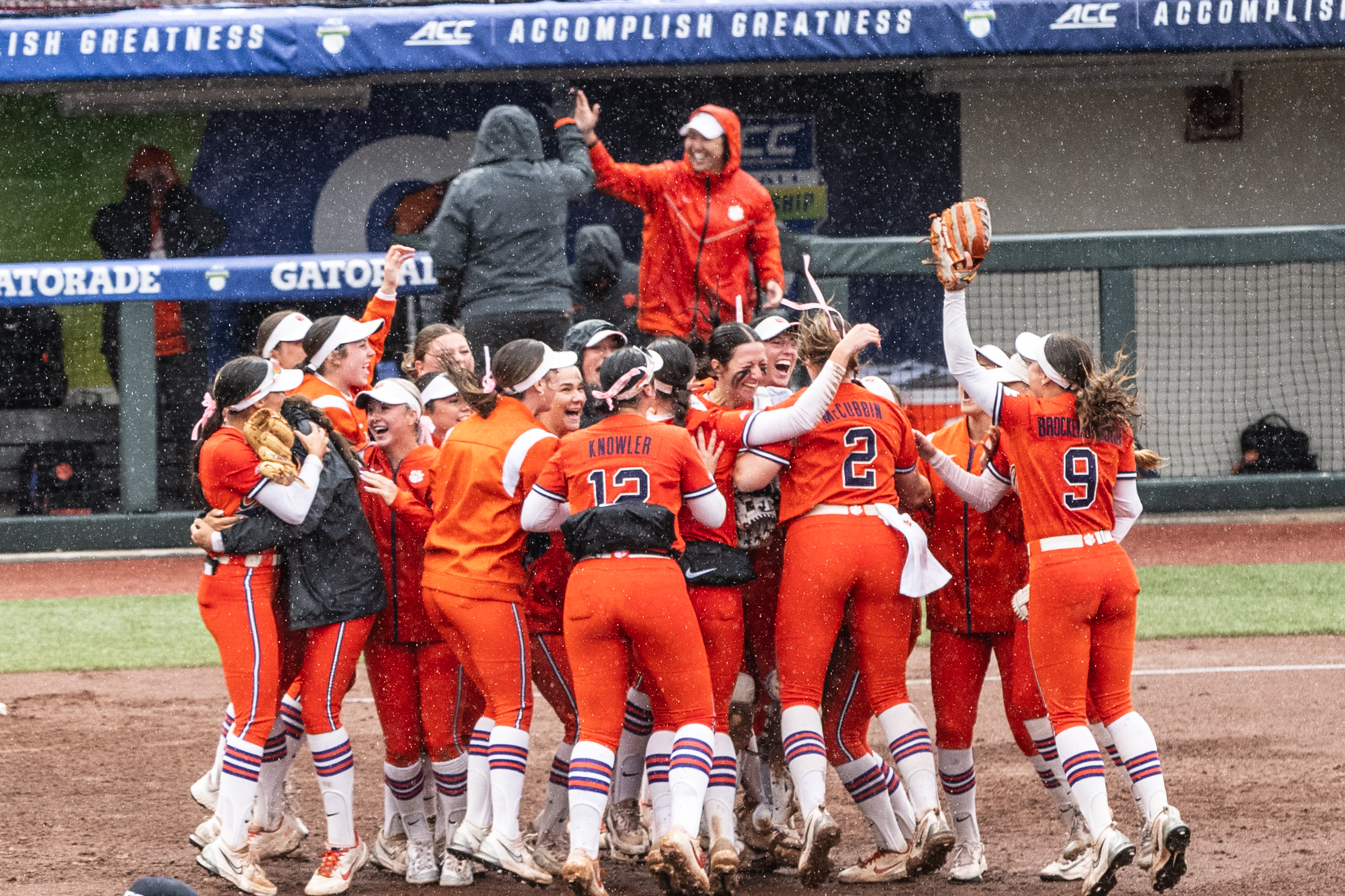 ACC softball semifinal action, photograph 8020