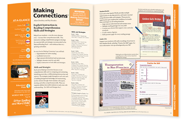 Catalog publication spread